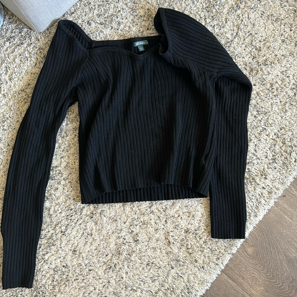 Split sleeve wild fable target sweater size L